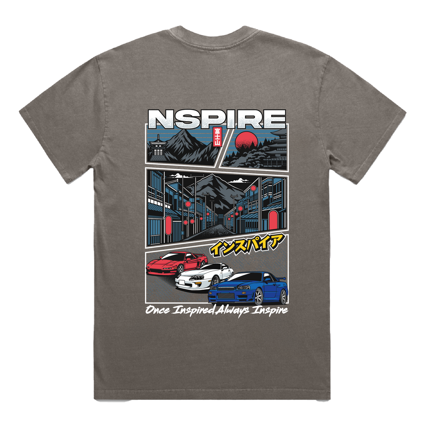 NSPIRE JAPAN Washed Grey